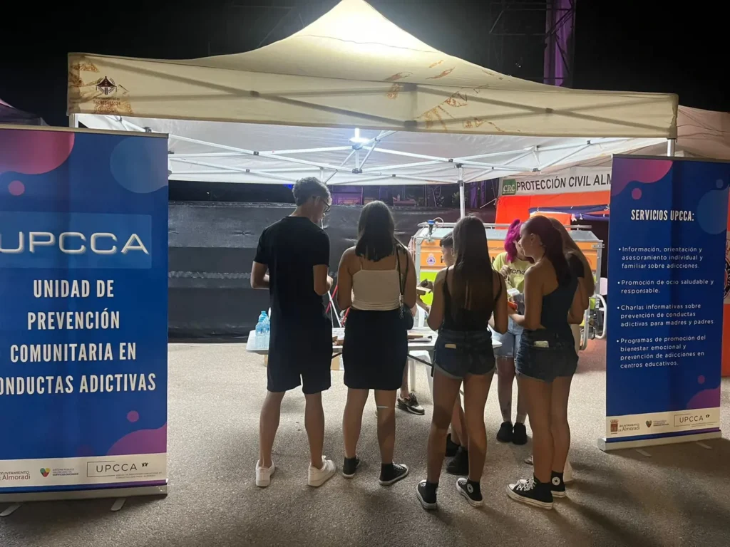 EL AYUNTAMIENTO DE ALMORADÍ REFUERZA LA SEGURIDAD EN LAS FIESTAS CON EL PUNTO VIOLETA Y EL PUNTO 0,0