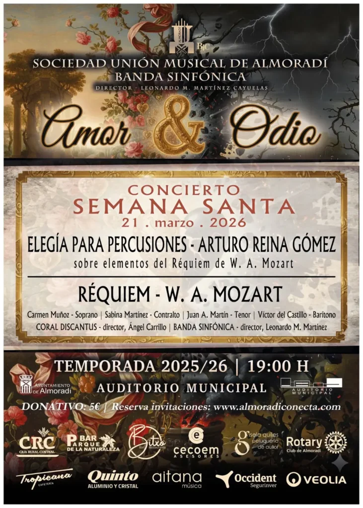 Concierto Semana Santa Banda Sinfónica y Coral Discantus