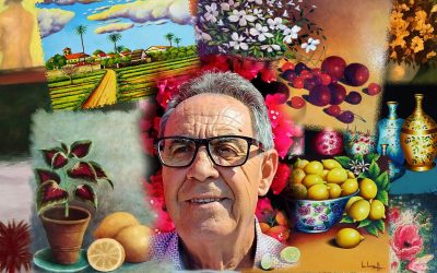 MANUEL LUCAS EN LA SALA DE EXPOSICIONES  DEL EXCMO. AYUNTAMIENTO DE ALMORADI