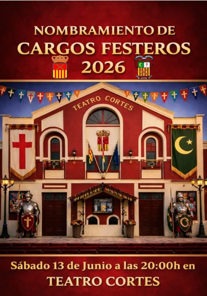 Nombramiento Cargos Festeros Moros y Cristianos 2026