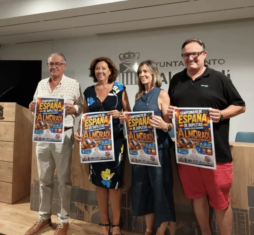 ALMORADÍ VUELVE A SER SEDE DEL CAMPEONATO DE ESPAÑA DE PETANCA TRAS EL ÉXITO DE LA PASADA EDICIÓN