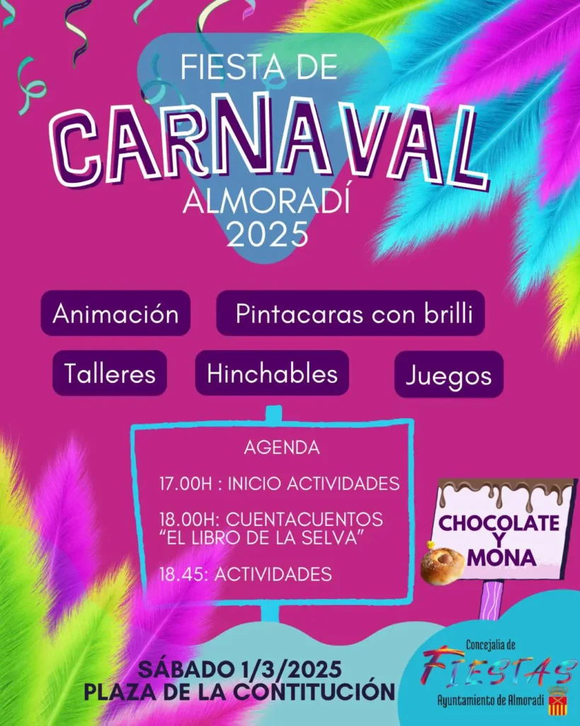 ALMORADÍ SE DISFRAZARÁ DE CARNAVAL