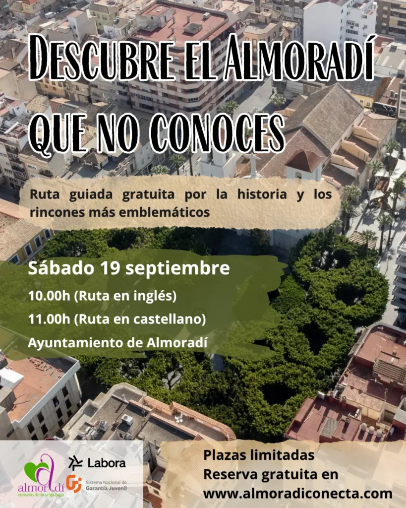 RUTA GUIADA «DESCUBRE EL ALMORADÍ QUE NO CONOCES»