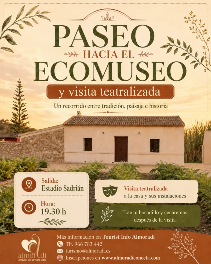 Paseando hacia el Ecomuseo y Visita Teatralizada