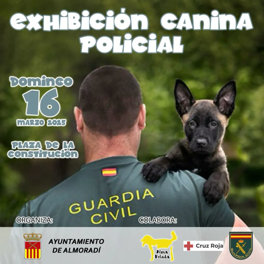 ALMORADÍ CELEBRA SU SEXTA MARCHA SOLIDARIA CANINA Y UNA EXHIBICIÓN DE LA GUARDIA CIVIL CON UNIDADES CANINAS