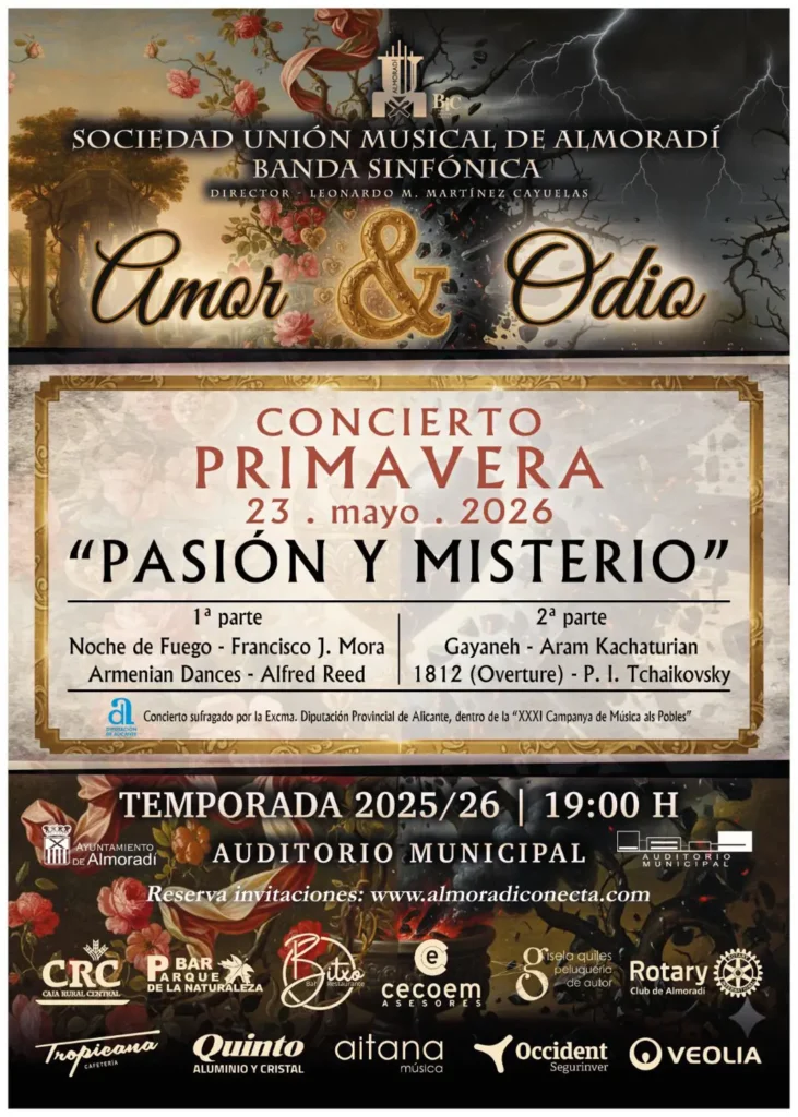 Concierto Banda Sinfónica: PASIÓN Y MISTERIO